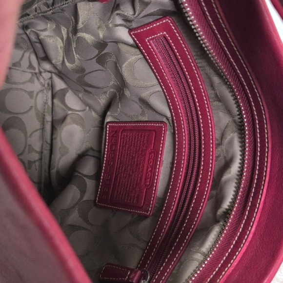 TODAY ONLY! Coach 9186 Legacy Soho Bucket Purse in Red, EUC - Picture 7 of 16